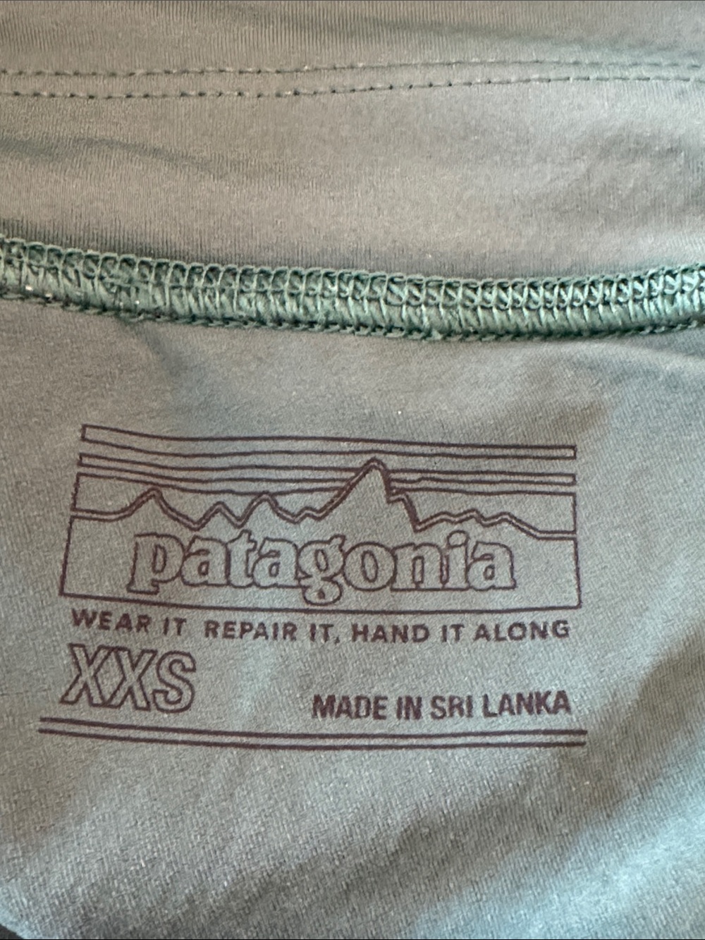 Patagonia Maipo Floral Fun Conifer Green Active Skort Size XXS - Picture 8 of 10